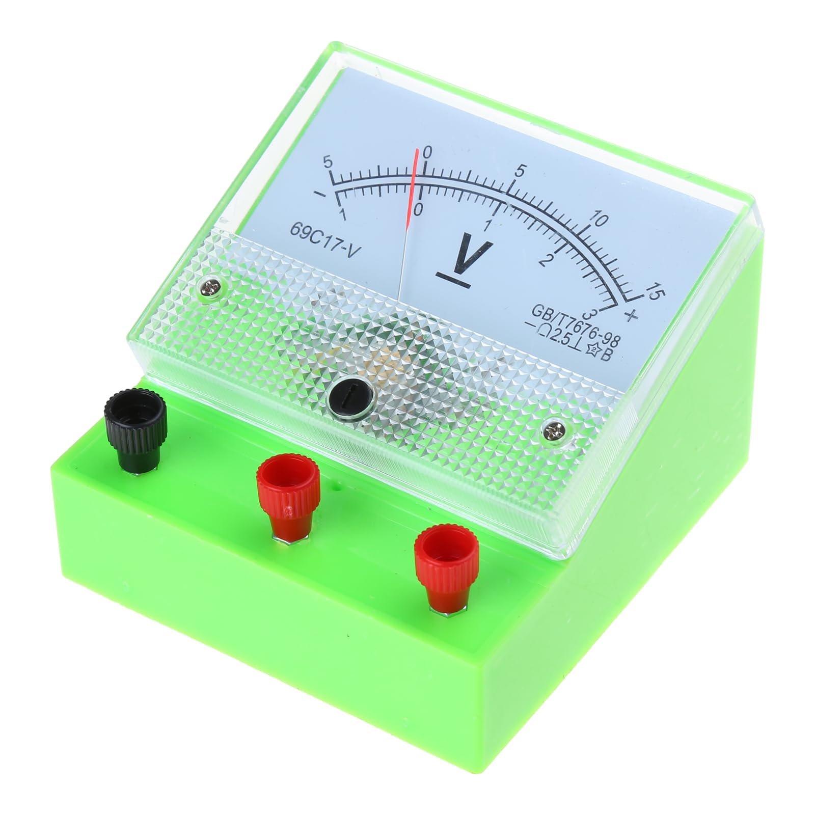 QIIIMSLSS Direct Current Ammeter Voltmeter Power Meter for Physics Experiments Essential Tools Measurements Tools 0~3V 0~15V