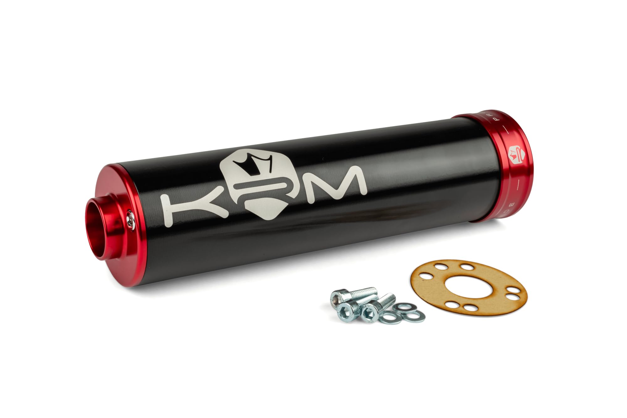 Silenziatore KRM 70-90 nero - rosso