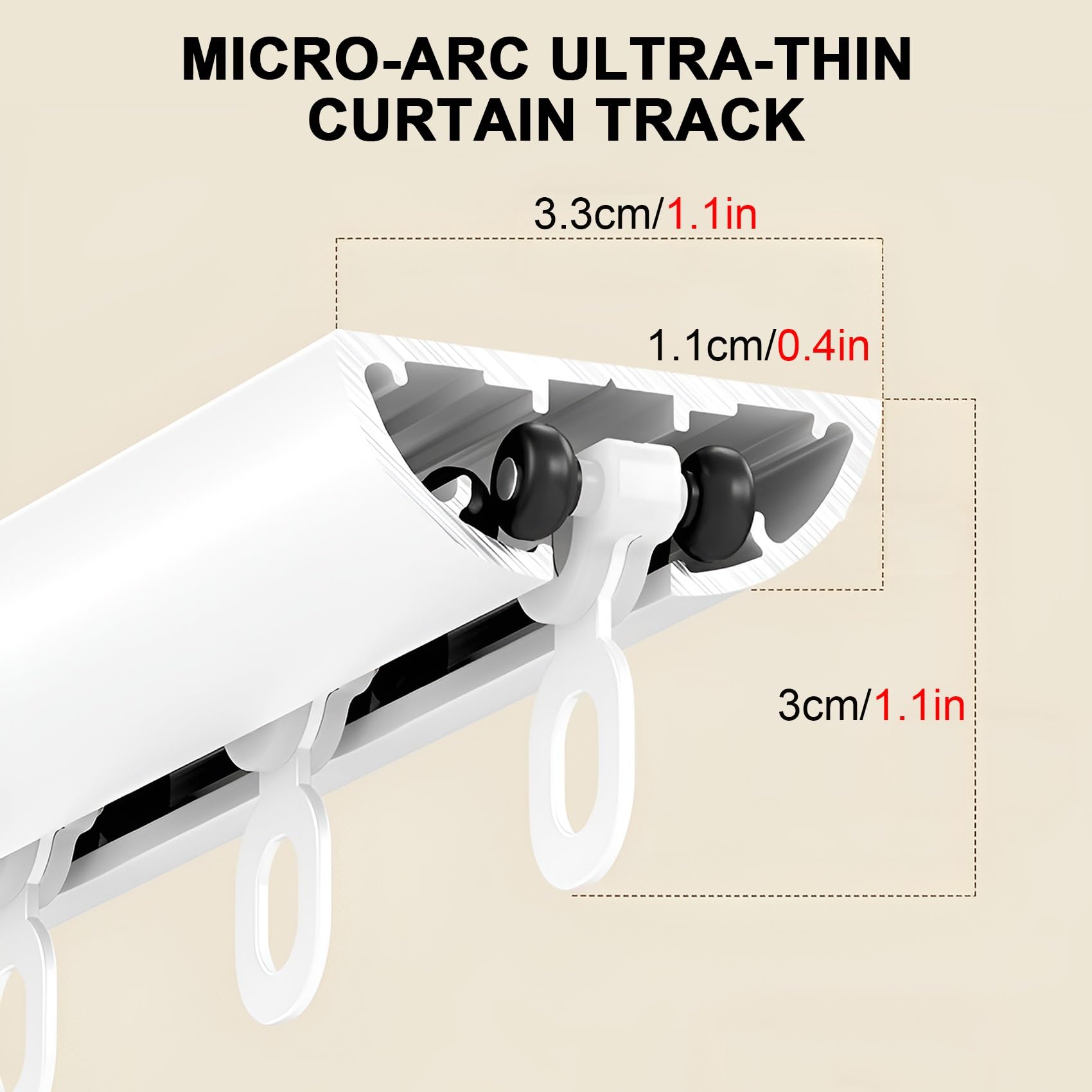 Bastoni Per Tende A Soffitto A Forma Di V Binari Per Tende Ultrasottile