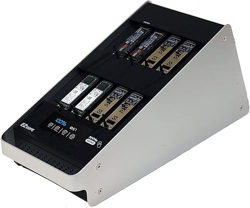 Miniatura 7 de EZ Dupe Duplicador M.2 de 1 a 4 M.2 NVMe / M2 SATA NGFF (PCIe/ACHI NVMe) llave B, llave M, llave B+M 2230 2242 2260 2280 módulo interno SSD Cloner