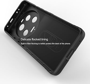 ESTH® Liquid Silicone Case for Xiaomi 13 Ultra with Anti-Germ Protection, Anti-Scratch Soft Microfiber Lining, High Resilience Gel Rubber Full Body Shockproof Cover, Dark grey
