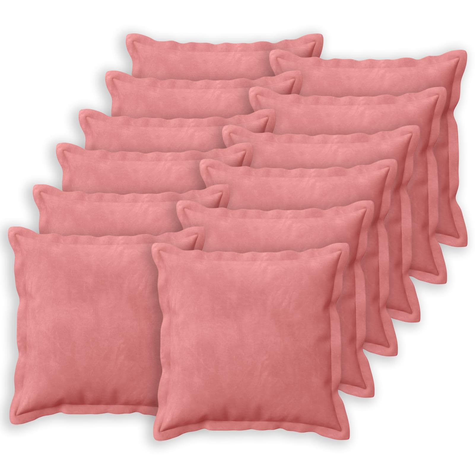 Gecheer Kissenbezug, mit Reißverschluss, 12 STK, 40 x 40 cm, für Wohnzimmer