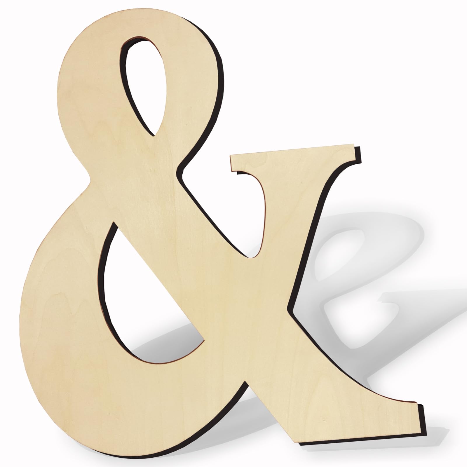 Snapklik.com : 17 Inch Unfinished Wooden Letters, Blank Wood Letters ...