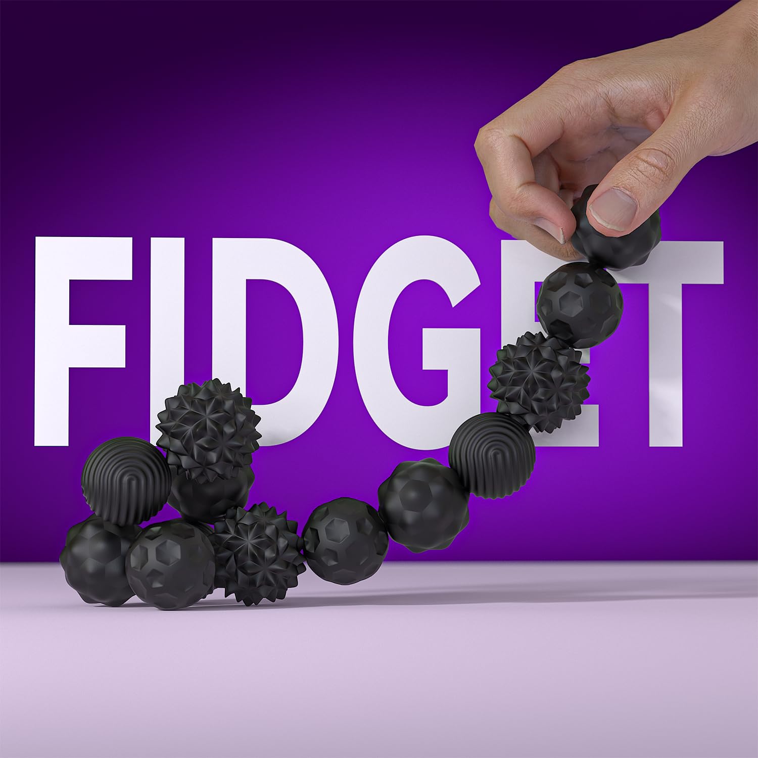 Magnetic Balls Fidget Toys for Adults&Teens, 8Pcs Silicone Sensory Stress Relief Toys with Autism, ADHD, Anxiety - Image 2