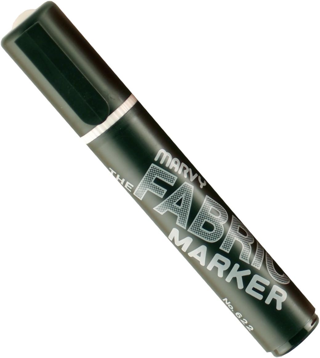 622-C-1 Marvy Broad Point Fabric Marker, Black