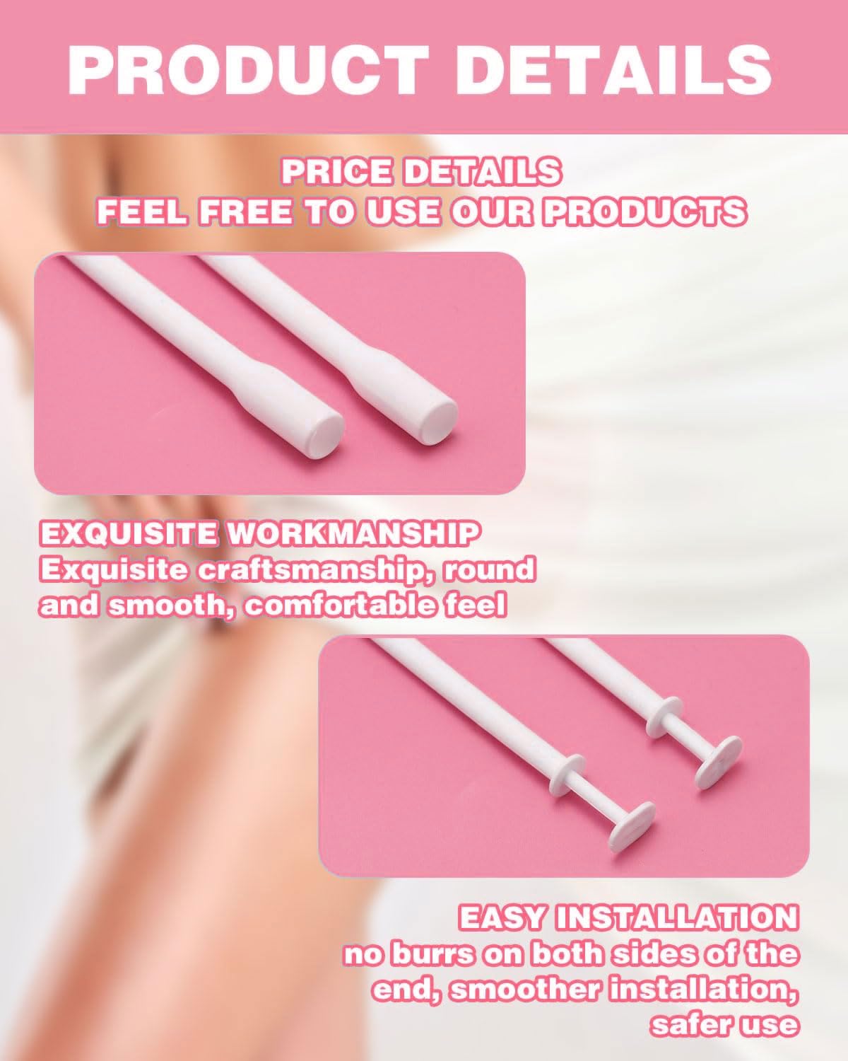 25 pezzi Applicatori Vaginali Monouso, Lubrificante Personale Applicatore, Vaginale Sparatutto Siringa Aiuti Sanitari Strumenti Pacchetto Individuale