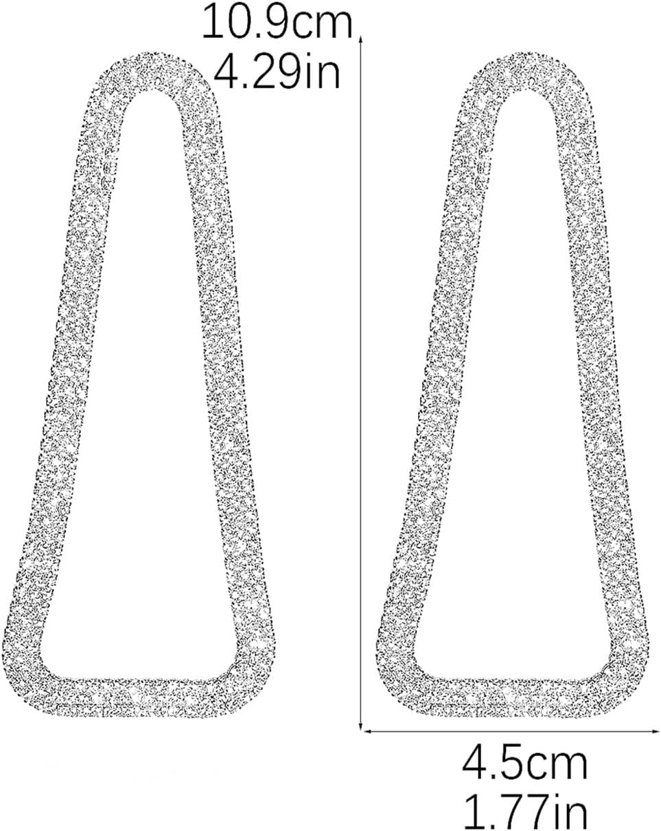 Rhinestone Earrings Dangling for Women Sparkly Silver Dangle Earrings Girls Long Chandelier Earrings Tassel Lightweight Ear Studs Cubic Zirconia (KE001S-W) - Image 7