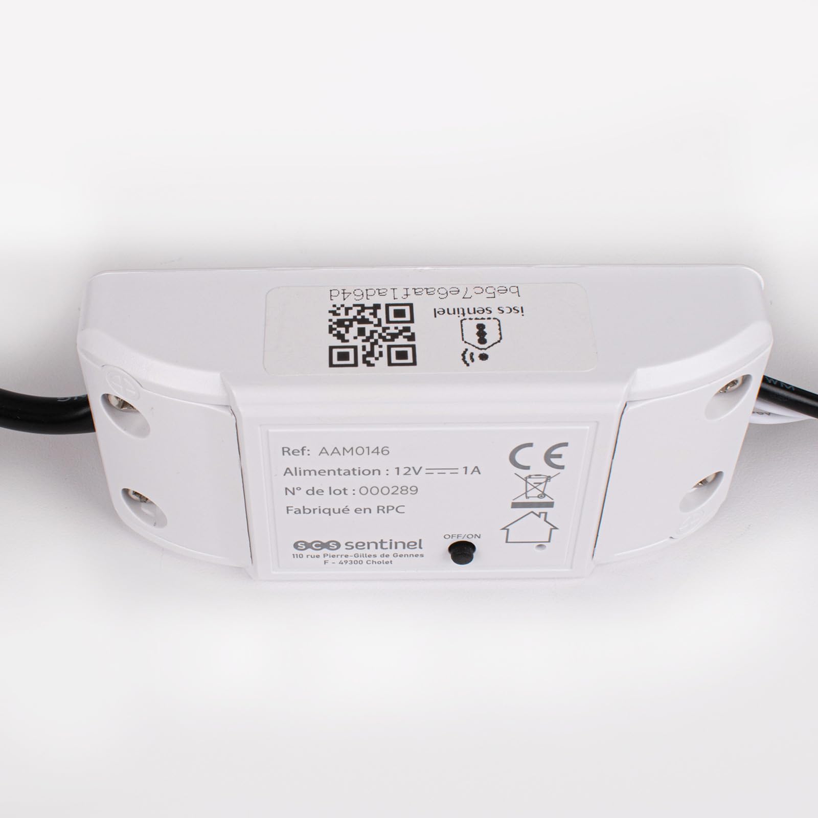 SCS Sentinel, AAM0146, Module Récepteur Connecté Wi-Fi pour Motorisation de Portail, 12V DC non fournie - câble 5 m, Commande à distance, Compatible multi-marque, Contrôle vocal, WifiGate