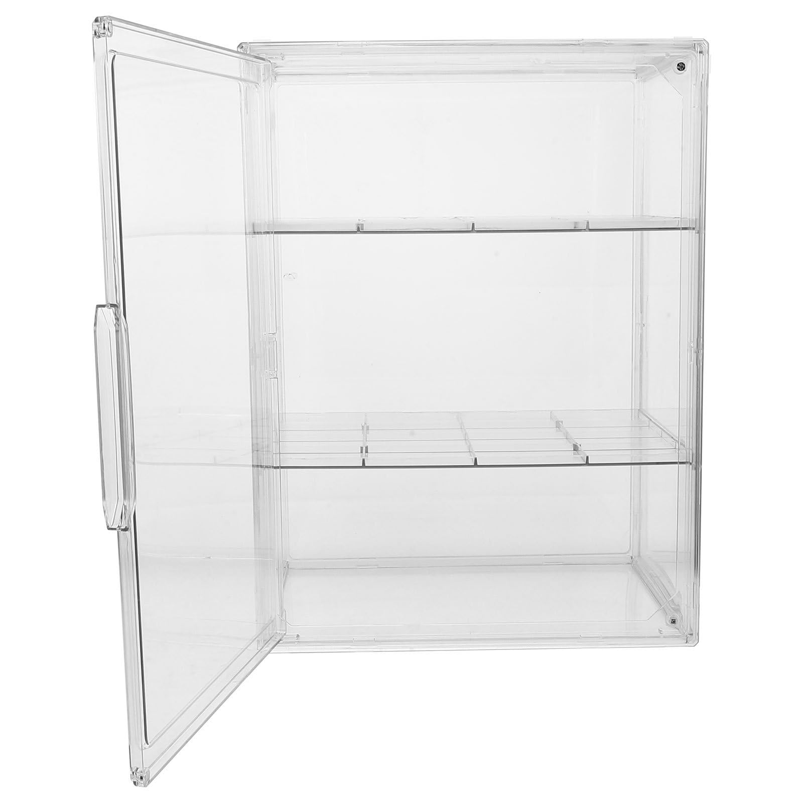 Angoily Organisateur Acrylique Transparent pour Biberons et Tétines Compartiments Individuels Empilables, Rangement Organisé et Visibilité Claire pour Chambre de Bébé