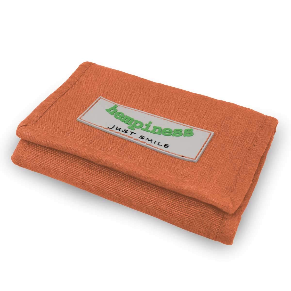 Hempiness Organic Hemp Canvas Tri-Fold Wallet Goldfish Orange