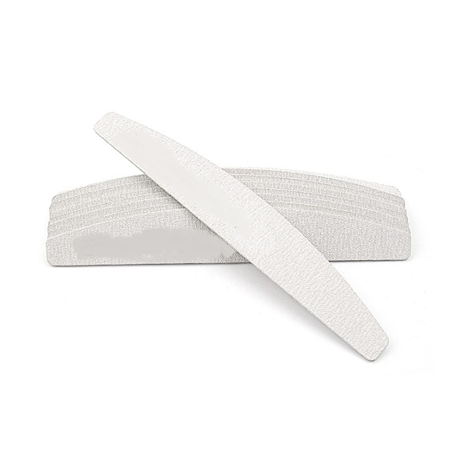 TRUSTTWO 50 Pz/Lotto Lime for Unghie in Legno 100 180 240 Emery Board Nail Buffer File Carta Vetrata Professionale Unghie Accessori Forniture for Manicure The Half Moon 100-180