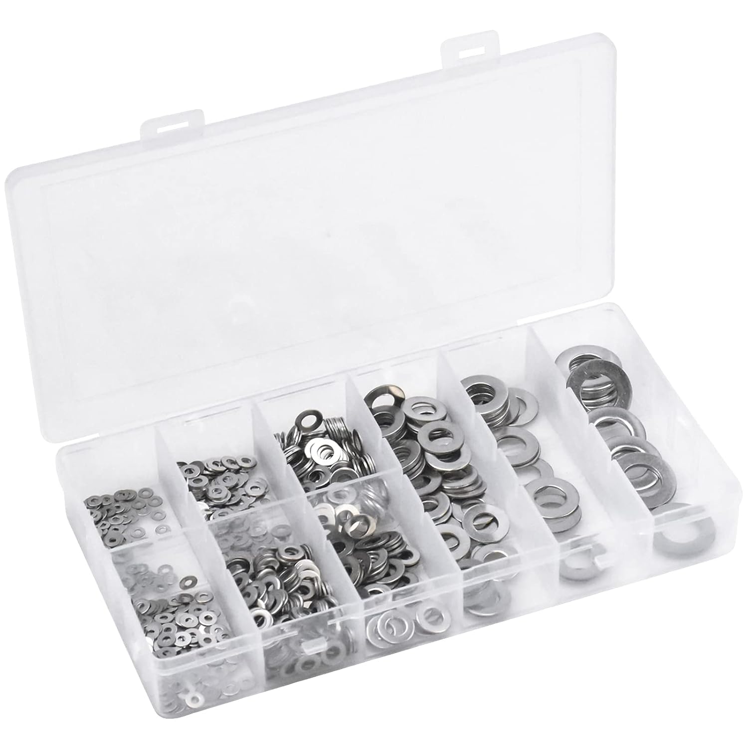 Flat Repair Washers 800Pcs Assorted Sizes Washers Stainless Steel