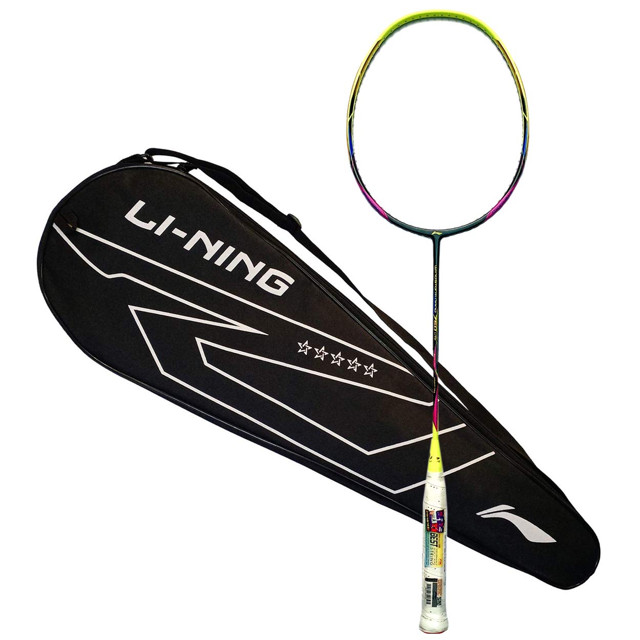 Li-Ning Windstorm Nano 760 Lite Carbon Fibre Professional Team Badminton Racquet (Charcoal/Lime, Weight - 78 Grams) Carbon Fiber (B08KFDXQSM) Amazon Price History, Amazon Price Tracker