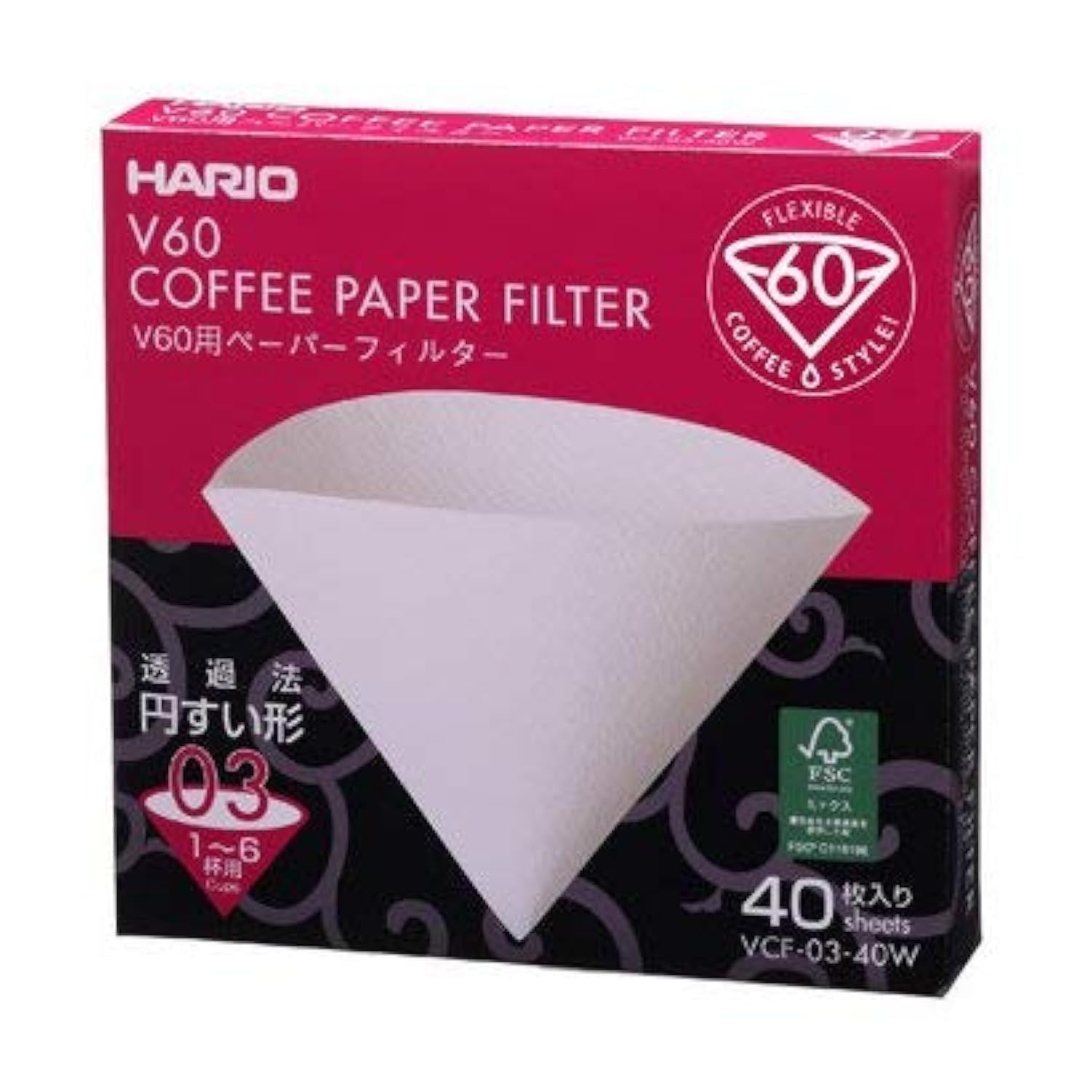 Filtre à café Hario V60 03 blanc pour partager un grand cru en famille