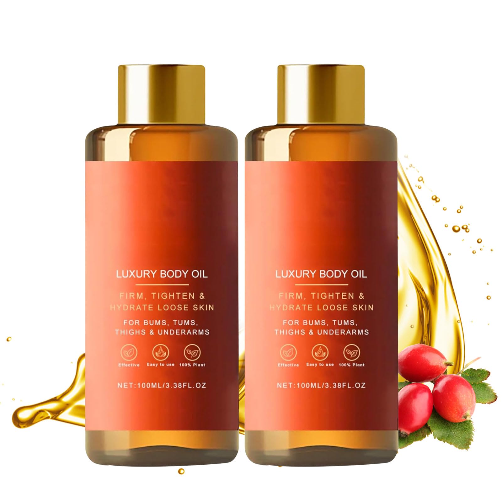 2PCS Glow Remedy Oil Skin Tightening, Magic Body Oil for Sagging Skin, Magic Firming Body Oils, Moisturizing Lotion for Smooth, Radiant Skin, Effectively Improves Fine Lines