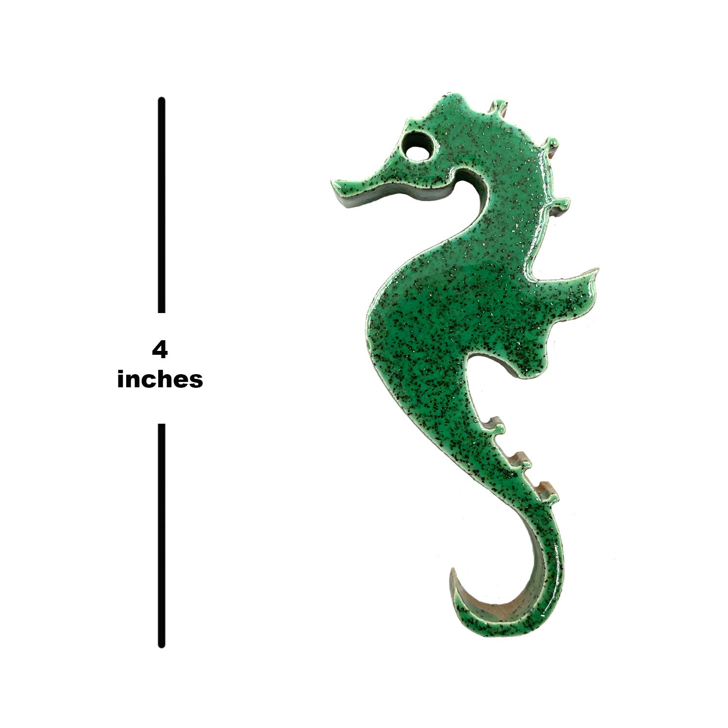Aquatic Custom Tile Porcelain Swimming Pool Glitter Sea Horse Step Marker Mosaic (3.5