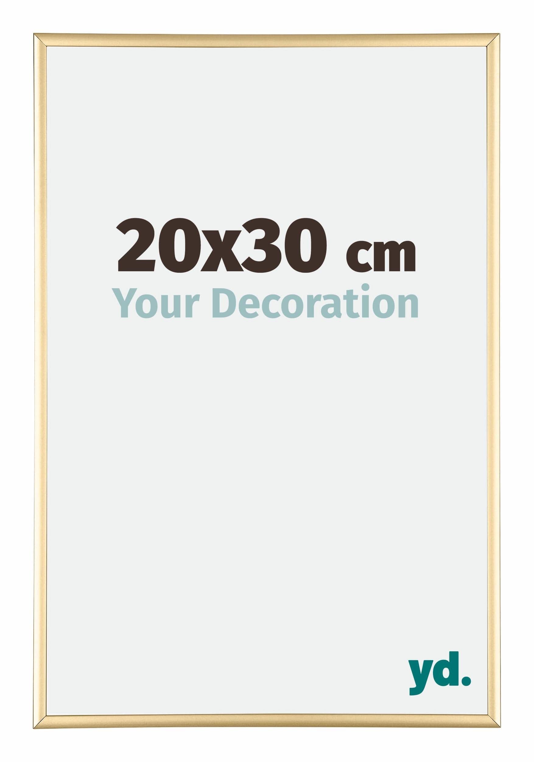 Your Decoration - Picture Frame 20x30 cm - Gold - Decorative Wall Frame in Aluminium with Antireflection - Frame 20x30 - Kent — image 1