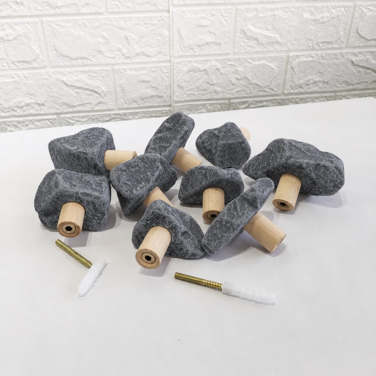Perchero De Pared Moderno Y Único Ganchos para Pared Dark,3 Pack
