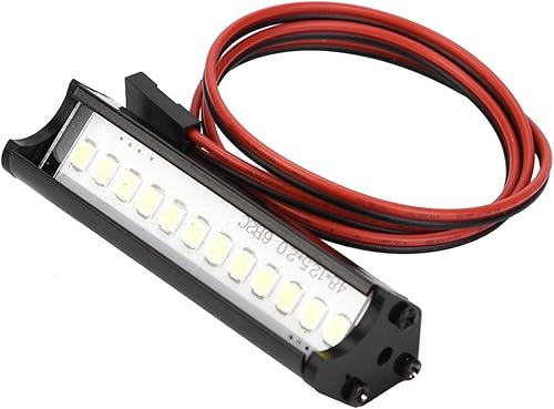 Miniatura 7 de Haofy Barra de luz Rc, 55Mm Rc Crawler Led Light Bar LED Lámpara 110 Rc Parte del coche para Trx4 90046 90048 Scx10