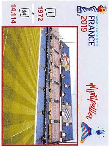 2019 Panini FIFA Women's World Cup France Album Stickers (Individual Sticker Only) Soccer #13 Stade de la Mosson 2 Inch by 2 12 Inch Collectible