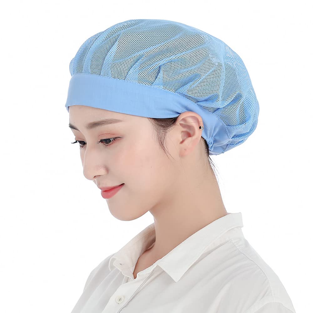 GenericUnisex Elastic Chef Hat Kitchen Baker Cooking Hat Food Service Hair Nets