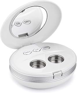 Contact Lens Cleaner Machine, Blumway Ultrasonic Contact Lens Cleaner with USB Charger, Small & Portable, Fit Disposal Soft Lens, Hard Lens, Contact Lens, Colored Lens, RGP Lens & OK Lens