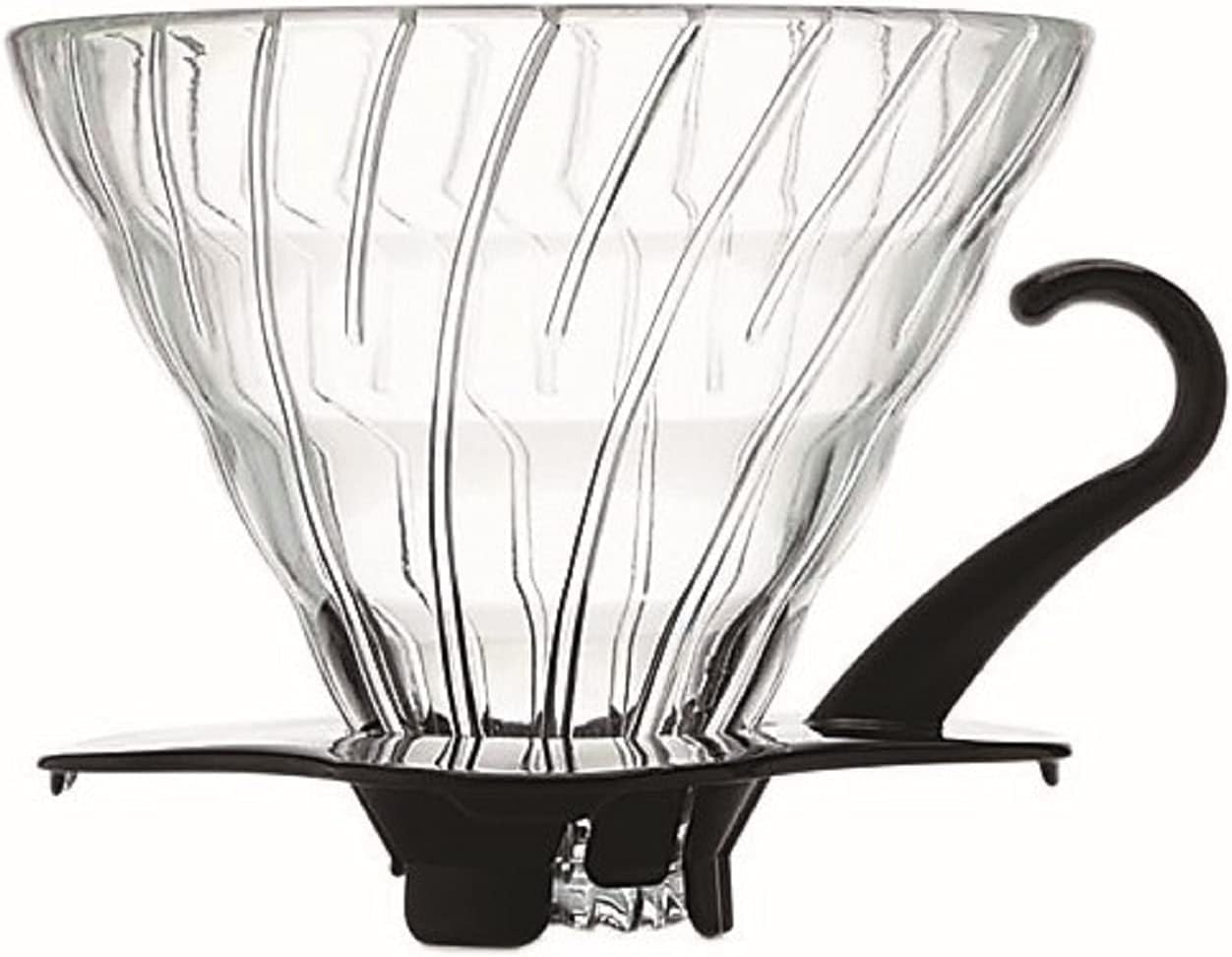 Hario Dripper per Caffé, in plastica, Nero, Size 02