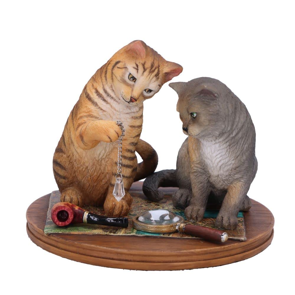 Nemesis Now Brown Lisa Parker Purrlock Holmes, 10.5Cm