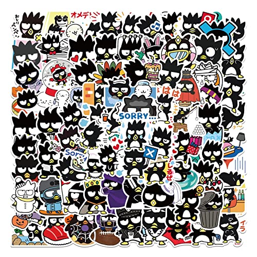 100pcs Stickers for Kids Journal,Cool Cartoon Penguin Stickers Cute Aesthetic Vinyl Waterproof Decals for Laptops Water Bottle Luggage Guitar Skateboard Scrapbooking