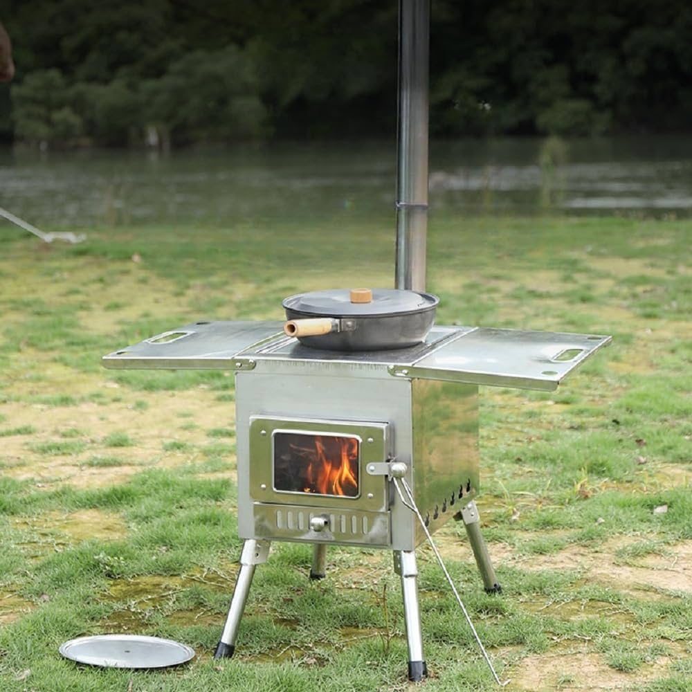コンパクトスチール薪ストーブ グリル機能付き コンパクトスチール薪 コンパクトスチール薪ストーブ グリル機能付き コンパクトスチール薪