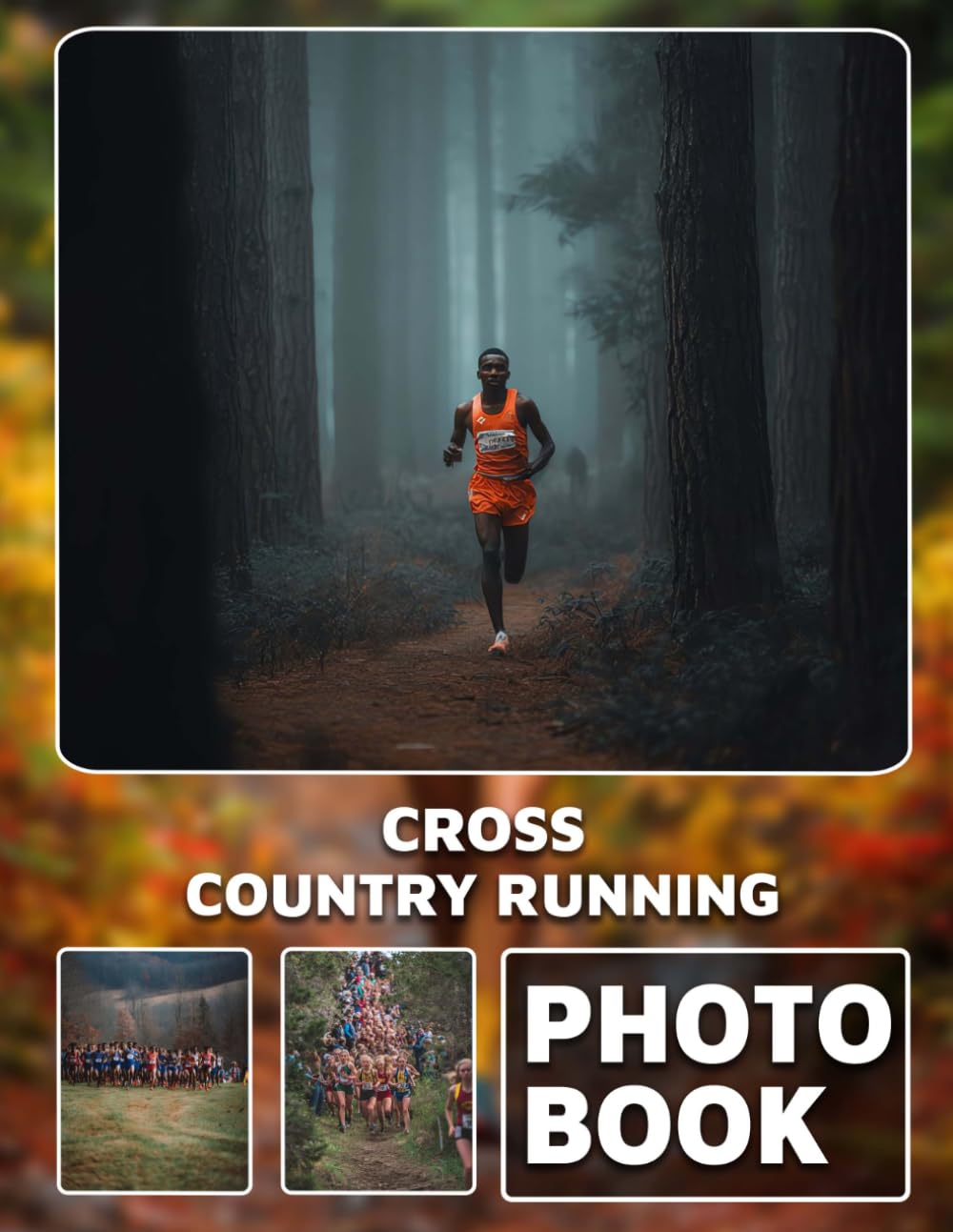 Cross Country Running Photo Book: Photo Album Collection With 40 Images Of Scenic Running Trails And Endurance Races