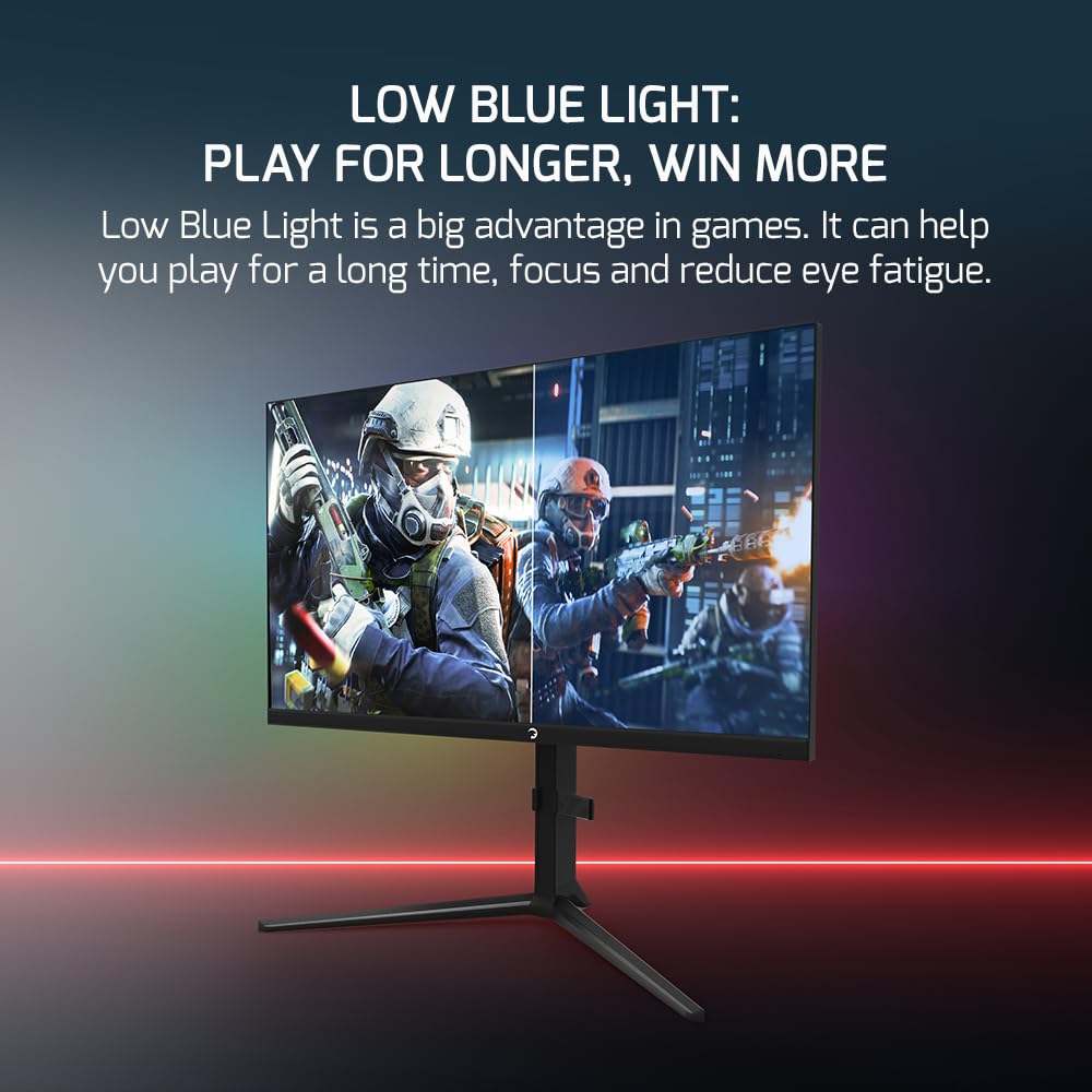 Game Power - Monitor rápido para Juegos de 27 Pulgadas, 1 ms, 360 Hz, 1080p, IPS Plano, HDR10 Altura/inclinación/Giro/pivote, Pantalla antirreflejos RGB Ajustable, HDMI/DP/USB, FreeSync, G-Sync, LED