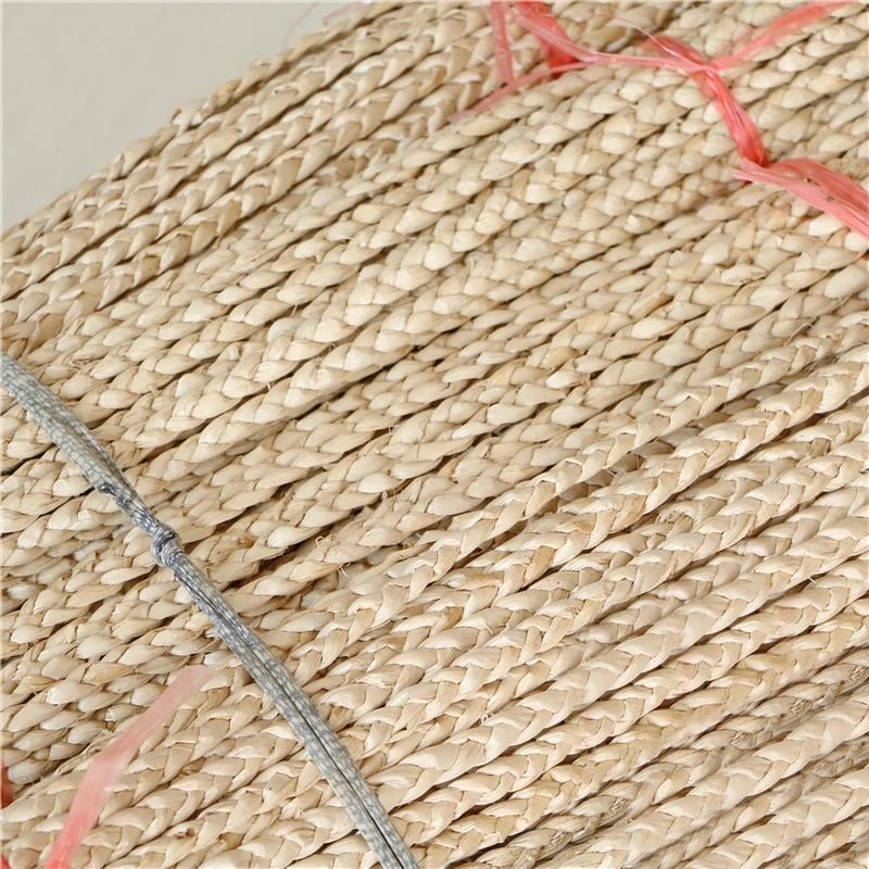 Typha - Corda di paglia per piante, 45 metri, fatta a mano, in rattan, per fai da te, decorazione per casa, sedia, cestino, tavolo (larghezza 0,9-1,1 cm)