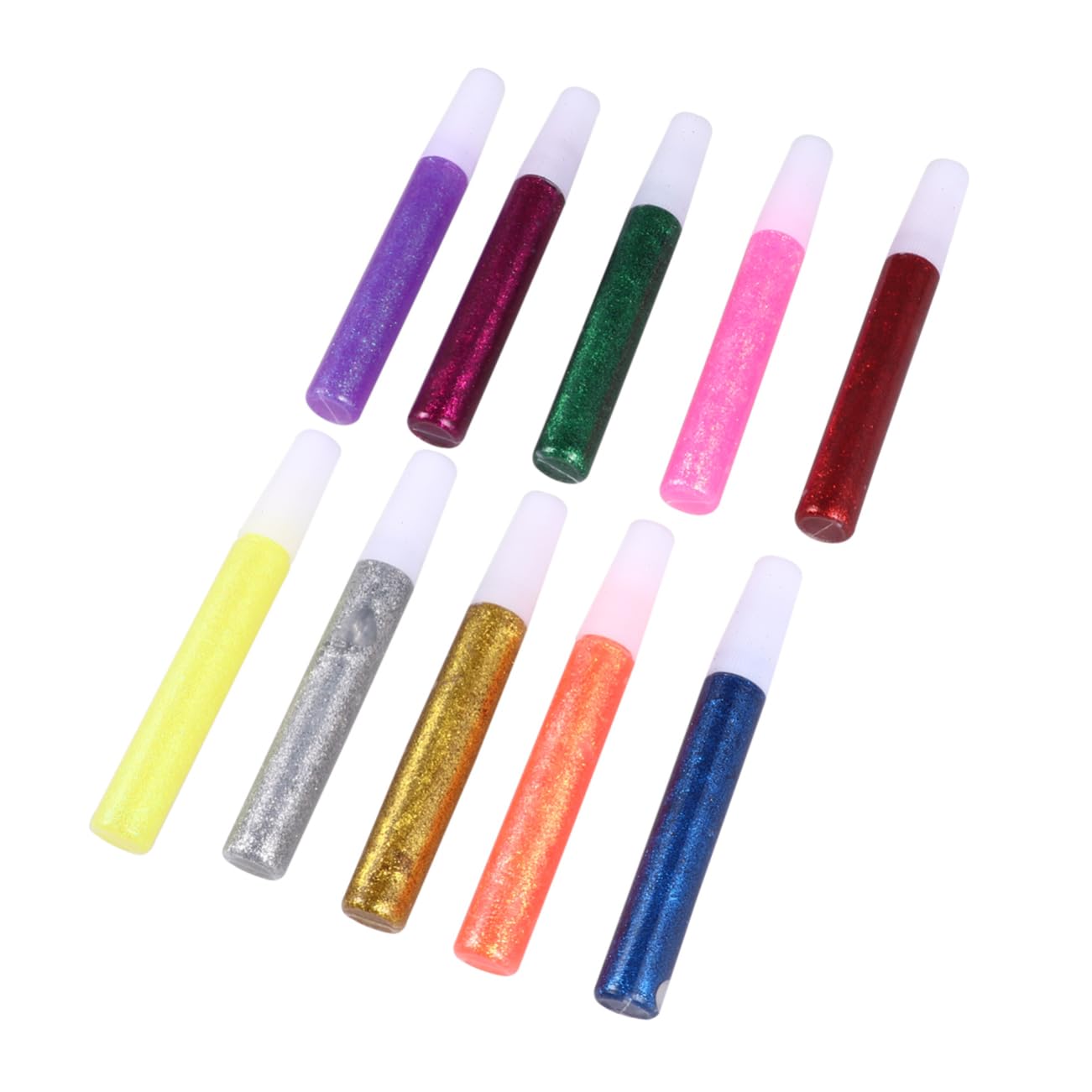 NUOBESTY 5sätze Glitzer-klebestifte Mit Glitzerpulver Farb-klebestifte Zum Malen Mit Je Stiften Gemischte Farben Für Bastelarbeiten Und Diy-projekte