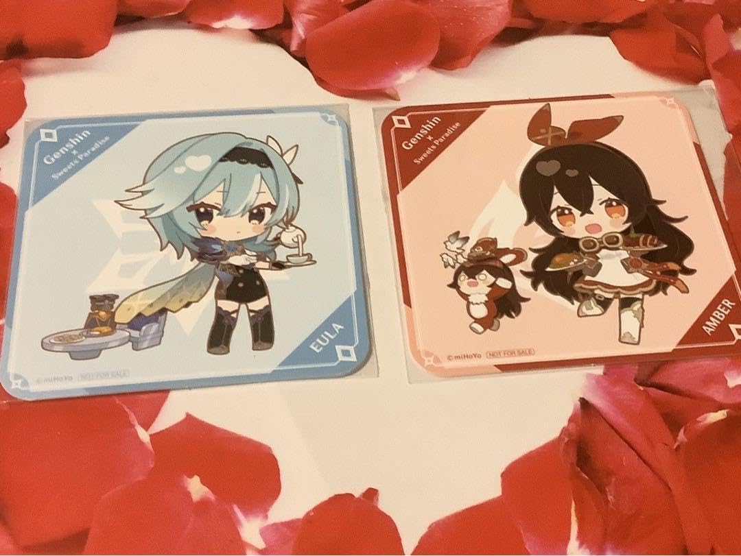 Amazon.co.jp: 原神 スイパラ コースター モンド エウルア アンバー