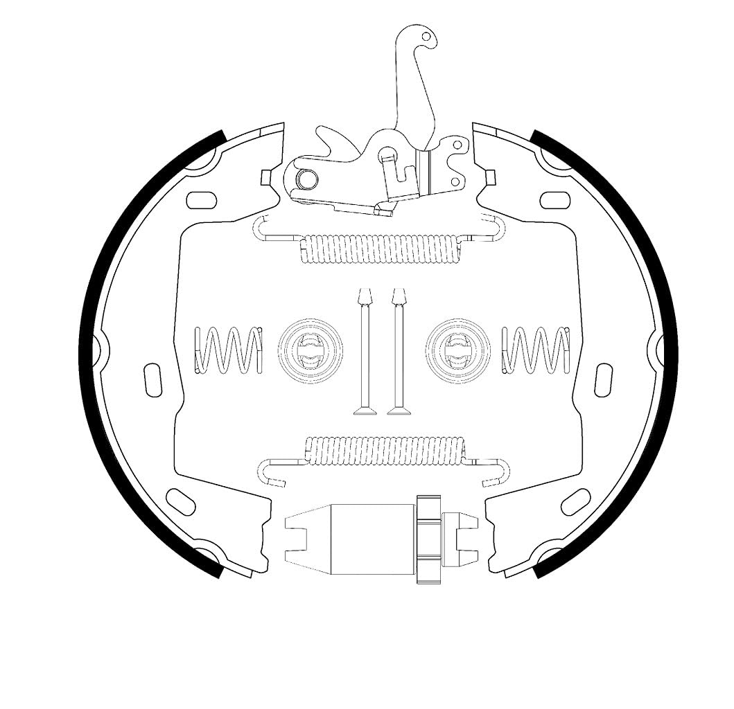 BOSCH Bremsbackensatz, Feststellbremse 0204113824