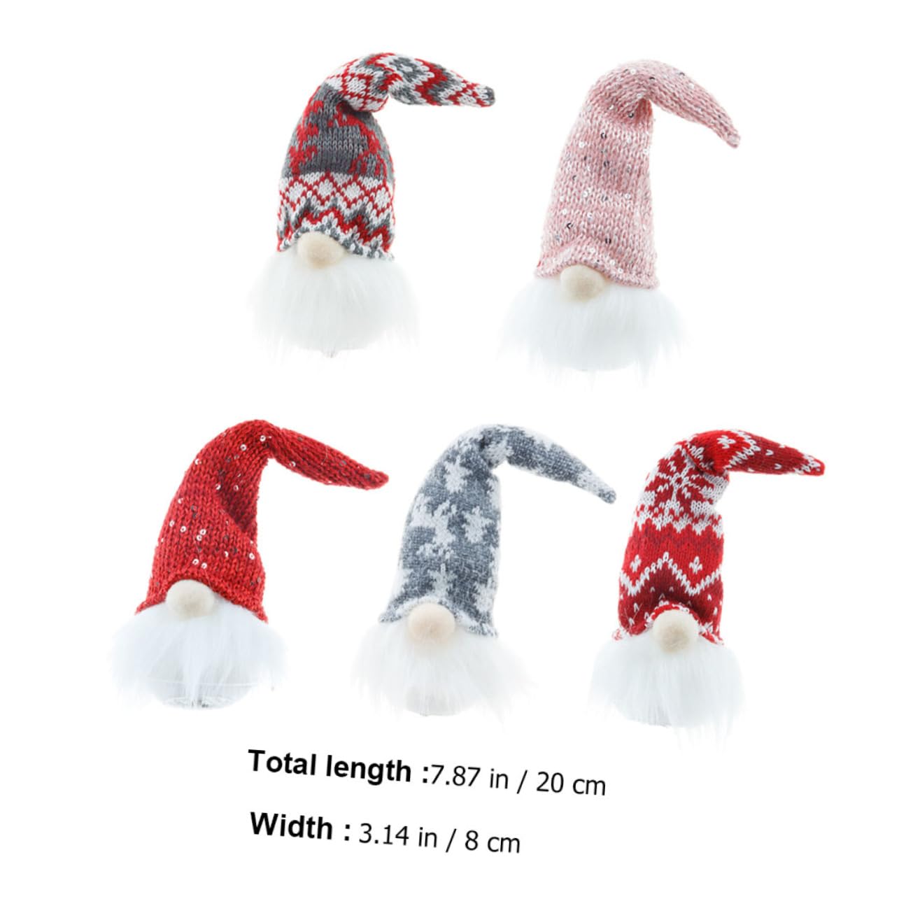 Alipis 10stücke Teiliges GNOME Dolls Für Weihnachten Dekorative Hängedekoration Für Festlichkeiten Und Heimgebrauch Niedliche Für Familie Und