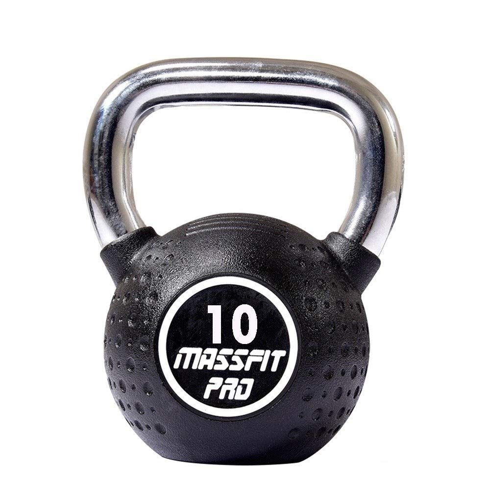 Kettlebell AGYH Fitness Nero, Realizzato in Ghisa, Attrezzatura Professionale per L'allenamento della Forza, Stesse Dimensioni ， 6 kg / 8 kg / 10 kg / 12 kg / 20 kg / 24 kg
