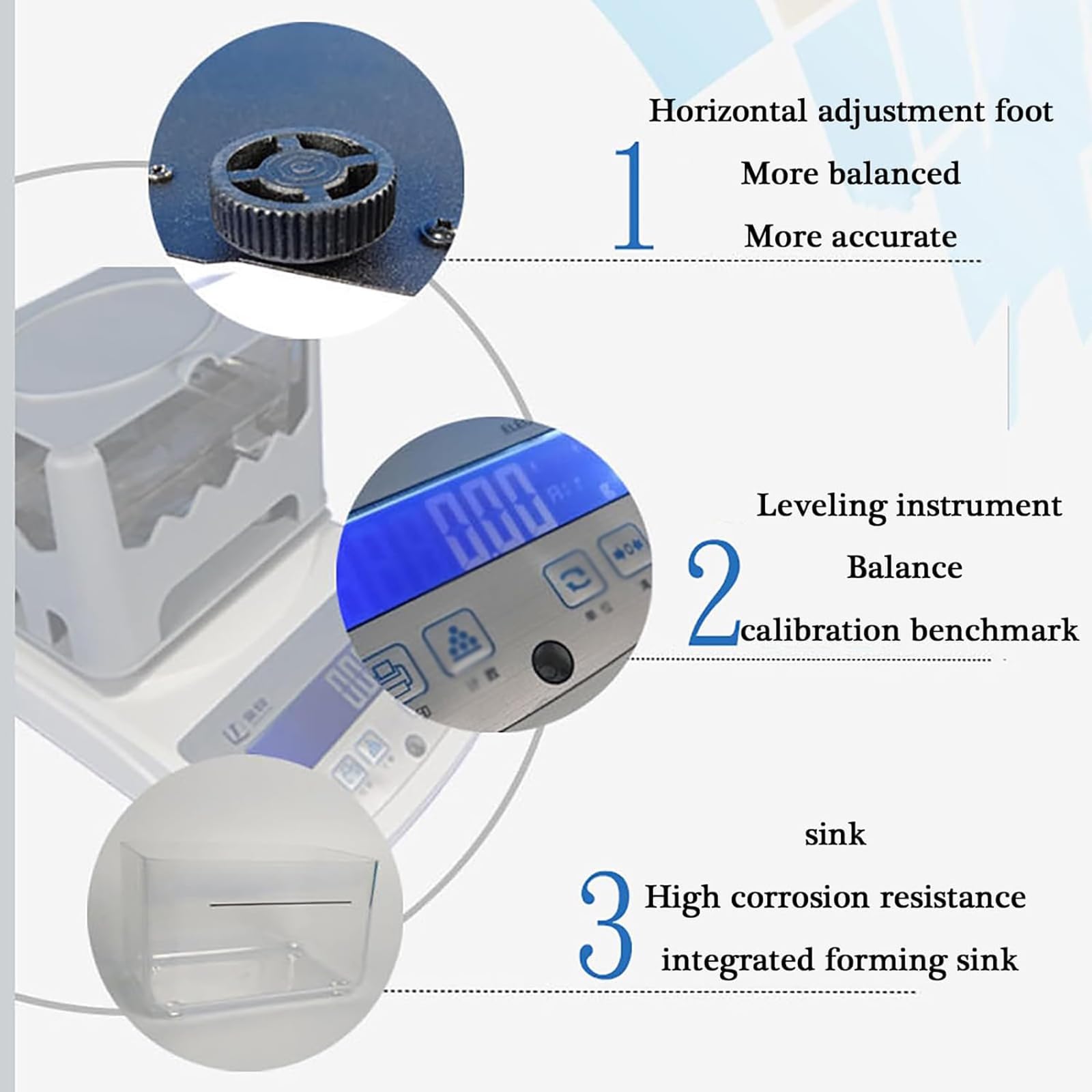 Instrumento Electrónico De Medición De Densidad, Medidor De Densidad Sólida De Alta Precisión, Peso: 300 G/Precisión: 0,001 G/Cm3/Tiempo De Medición