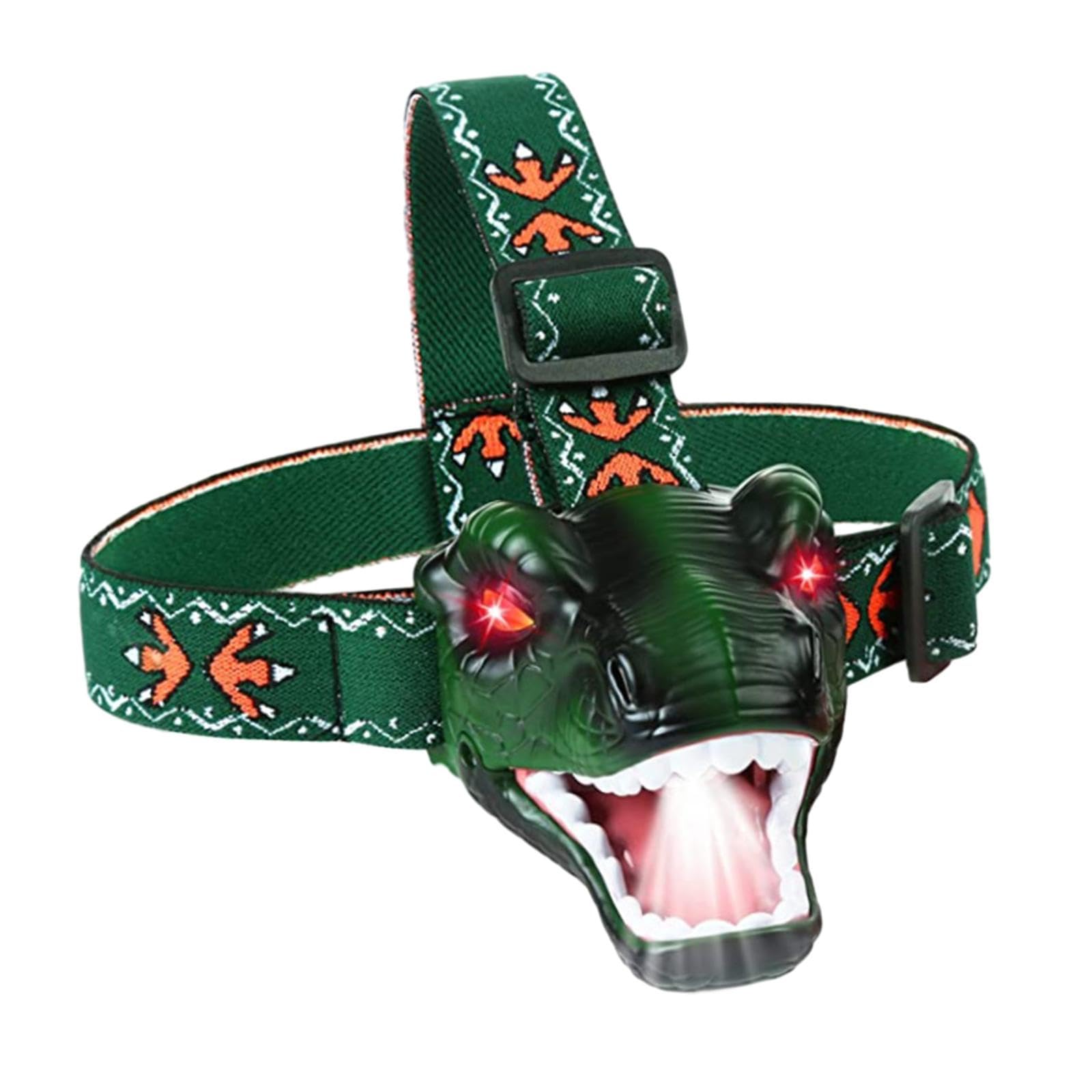 CALANDIS™ Dinosaur Toys Headlight Adjustable LED Head Lamp for Birthday Kids Hiking Green | Headlamps | s, Lanterns Lights | Camping Hiking | Outdoor Sports-image-43