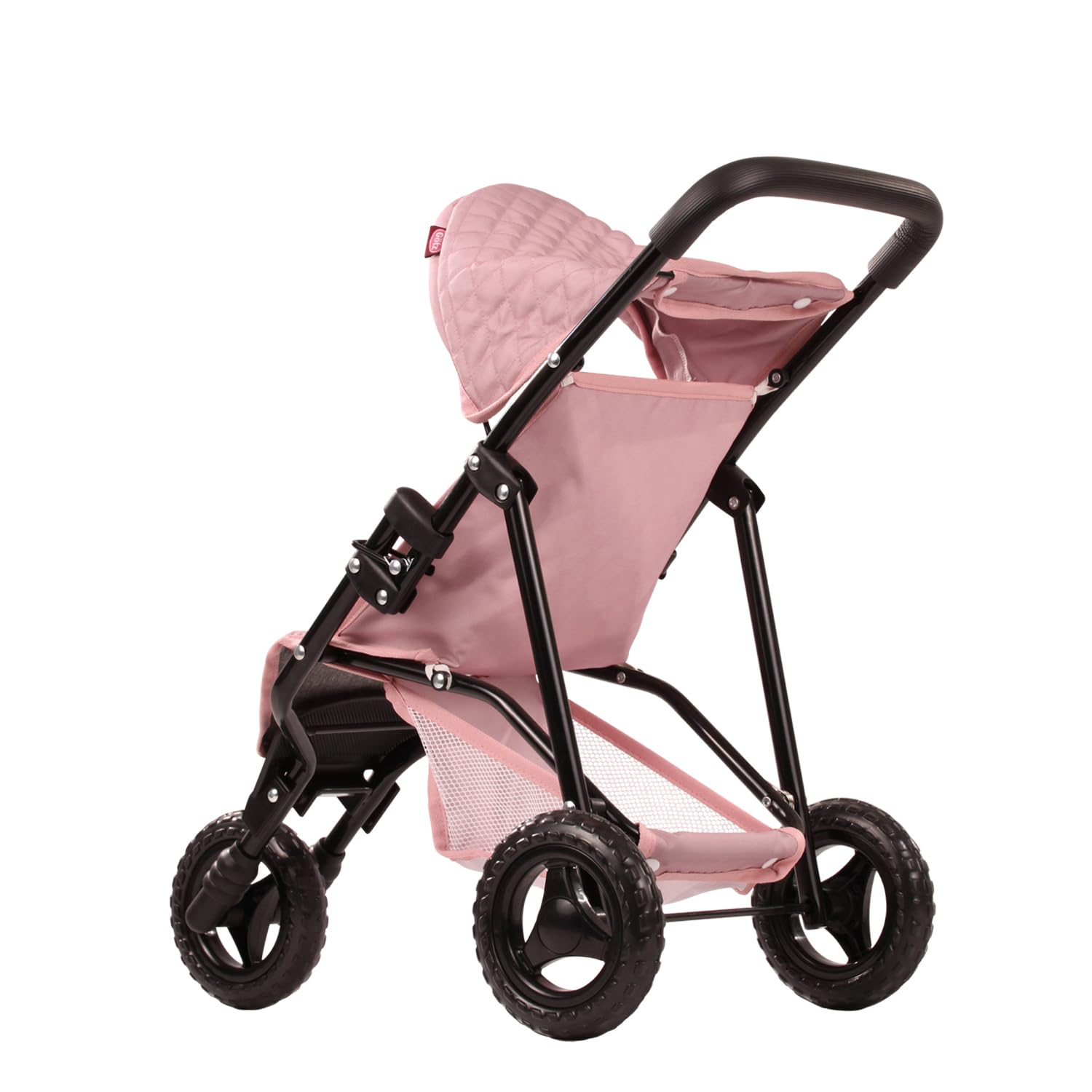 Götz 3403369 3-Rad Buggy Soft Mood Puppenwagen klappbar für Puppen | Zubehör für Babypuppen Gr. S/M/L 30-48 cm, Stehpuppen Gr. XS/XM/XL 27-50 cm, Schiebehöhe ca.54 cm, für Kinder ab 3 Jahren