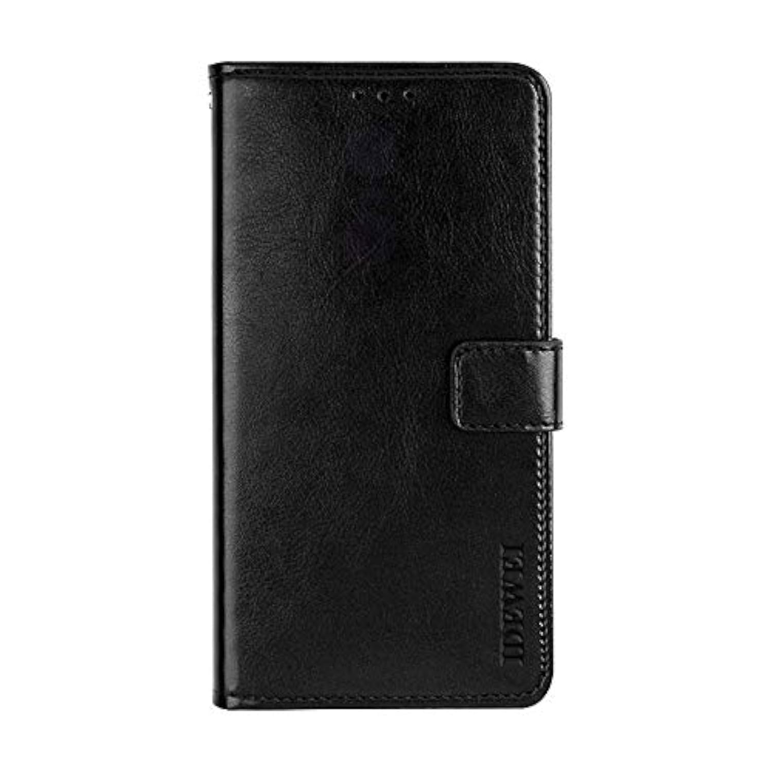 Custodia Portafoglio in Pelle PU Compatibile con LG Q6, Cover con Chiusura Magnetica, Tasche per Carte e Funzione Stand (Rosso rosa