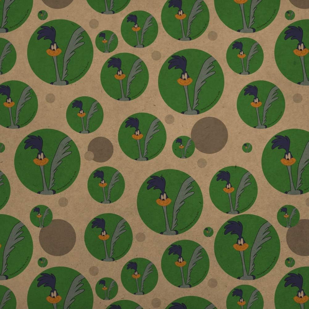 Looney Tunes Road Runner Premium Kraft Gift Wrap Wrapping Paper Roll