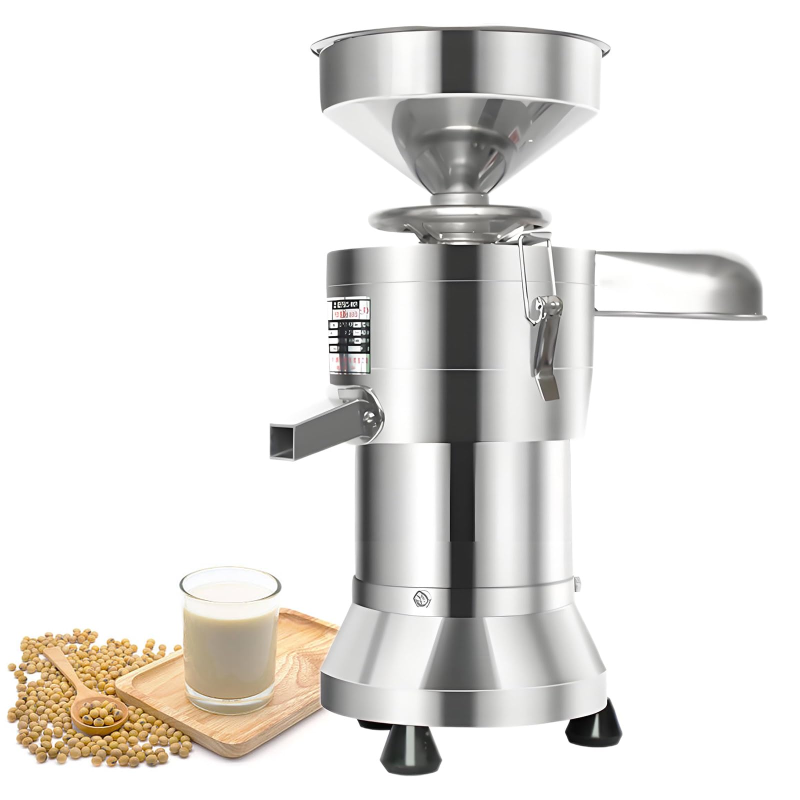 JozyJul Commercial Soy Milk Maker, Automatic Soybean Milk Maker for Soymilk, Tofu, Efficient Nut Milk Maker, for Restaurants, Canteens, Food Processing Facilities A