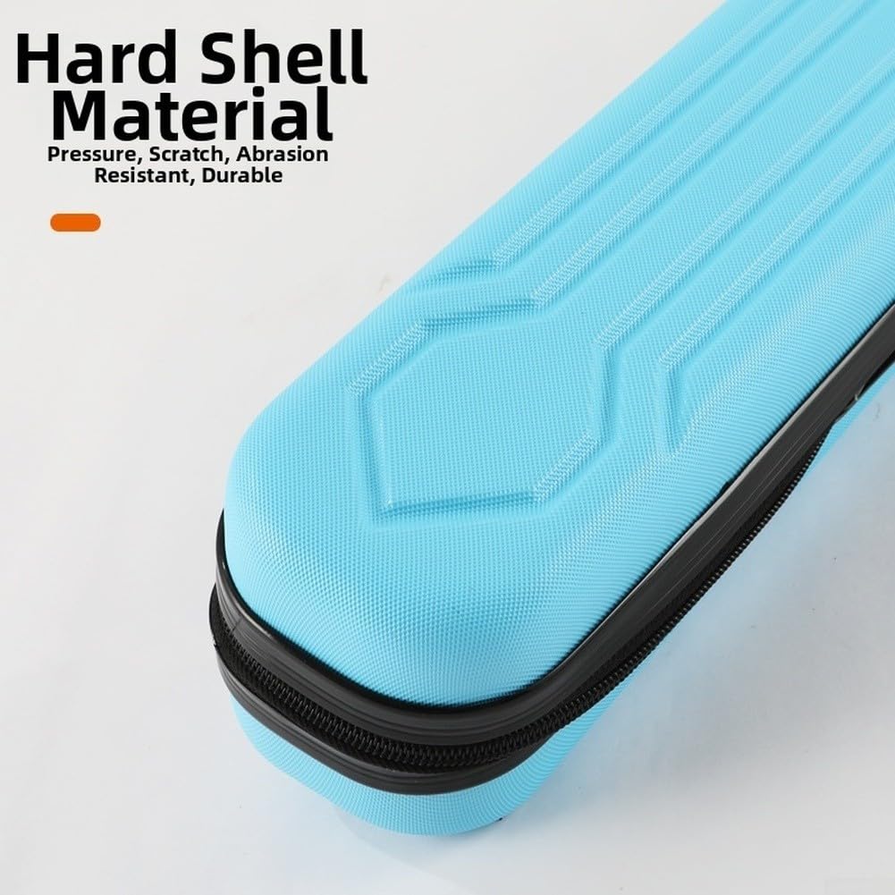Funda impermeable PVC para caña de pescar 45 cm azul