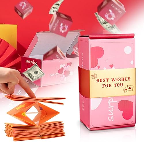 Miniatura 8 de Caja de regalo sorpresa  Creando el regalo más sorprendente, caja de regalo sorpresa plegable, cajas creativas sorpresa explosiva cajas de broma
