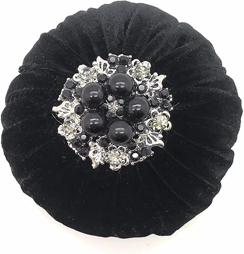 Miniatura 4 de Cojín de terciopelo con decoraciones de diamantes de imitación para costura, relleno de arena abrasiva de esmeril, hecho a mano en Estados Unidos (4