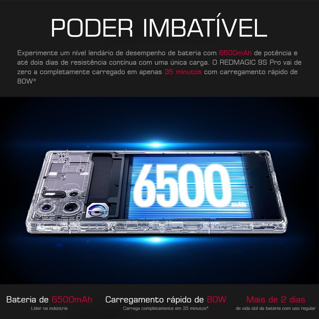 REDMAGIC 9S Pro Smartphone 5G, teléfono para juegos de 120Hz