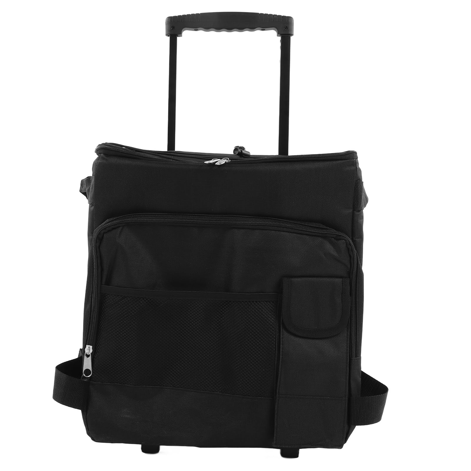 EMUKOEP Grande Frigorifero Portatile da 43 Litri con Doppia Cerniera, Borsa Termica Portatile Isolata con Ruote per Picnic in Spiaggia, Materiale in Tessuto Oxford