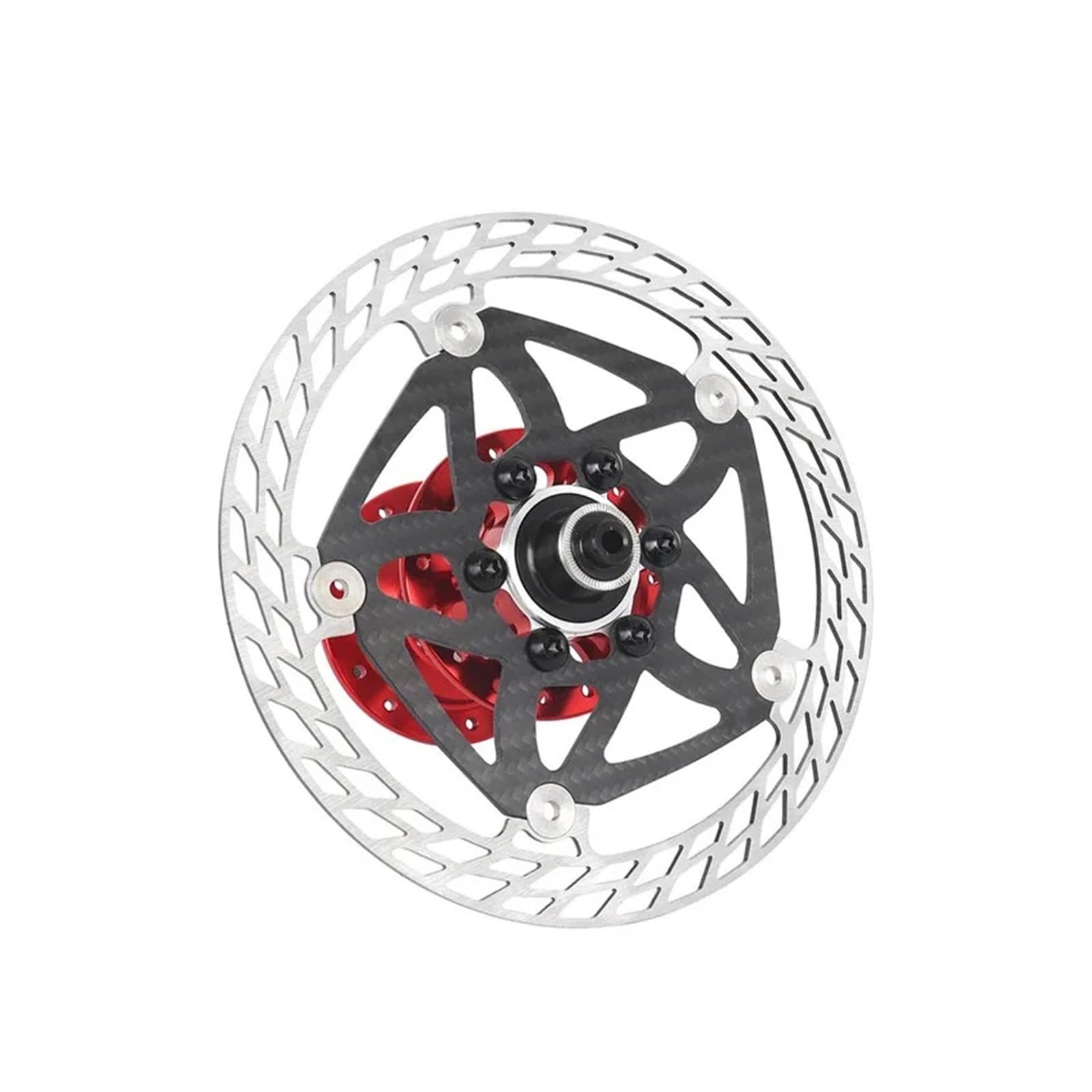 Rotore del freno a disco for bicicletta, fibra di carbonio, 6 bulloni | 140/160/180mm, for MTB e bici da strada